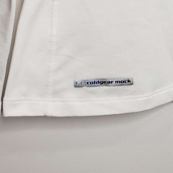 Under Armour Coldgear Long Sleeve Mock Shirt Medium - Picture 6 of 7